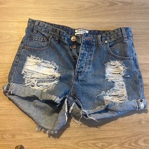 One Teaspoon Jean shorts size 28